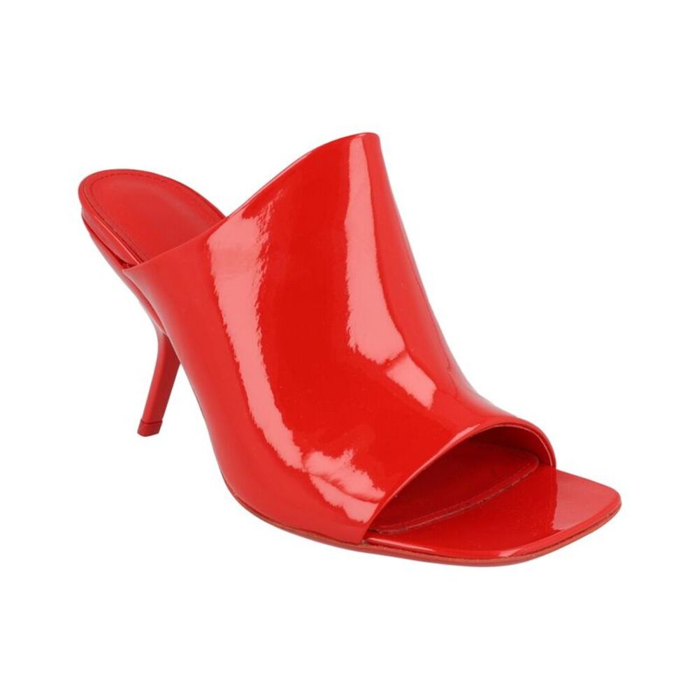 Ferragamo Era Patent Leather Mule, Red